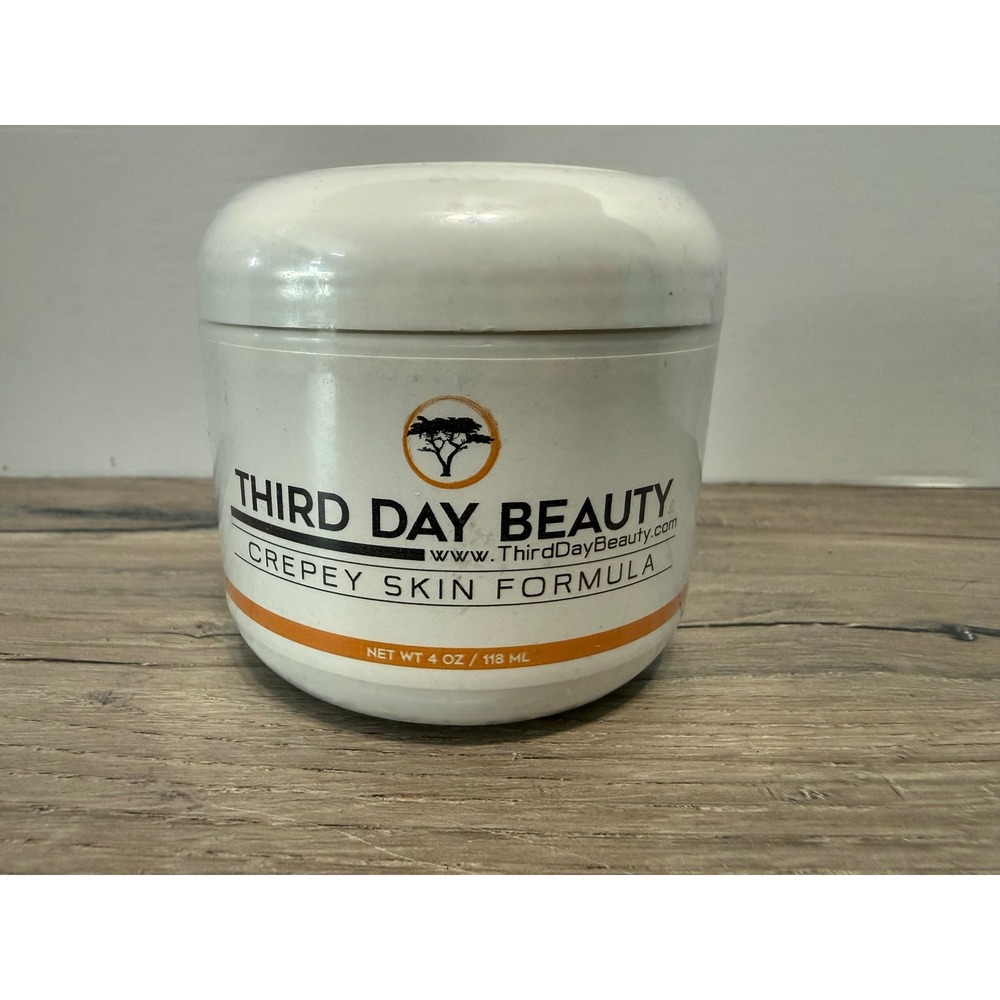 Third Day Beauty Crepey Skin Formula Firming Body Cream 4oz 118ml Niacinamide